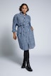 Oversized Check Print Dress