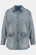 Denim Button Front Shirt Jacket
