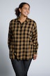 Karo Hemd, oversized, Hemdkragen, Langarm