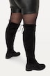 Overknee-Stiefel, Bindeband, Reißverschluss, Weite H