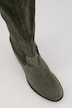 Stivali sopra il ginocchio con laccetto, zip e larghezza H