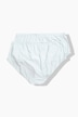 Lot de 2 culottes midi, fines rayures, modèle moyennement échancré