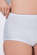 Lot de 2 culottes midi, fines rayures, modèle moyennement échancré