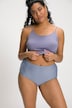 Lot de 2 culottes midi, fines rayures, modèle moyennement échancré