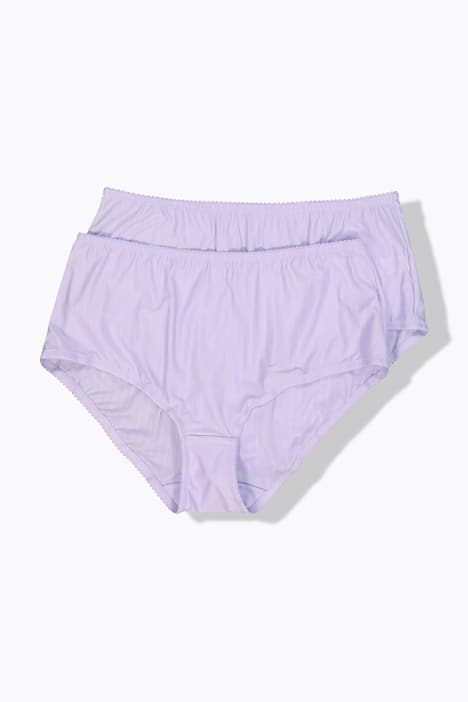 Lot de 2 culottes midi, fines rayures, modèle moyennement échancré