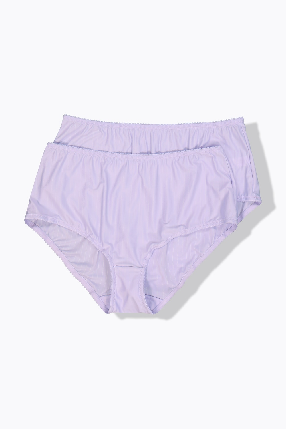 Midislips, set van 2, pinstripes, hoge pasvorm