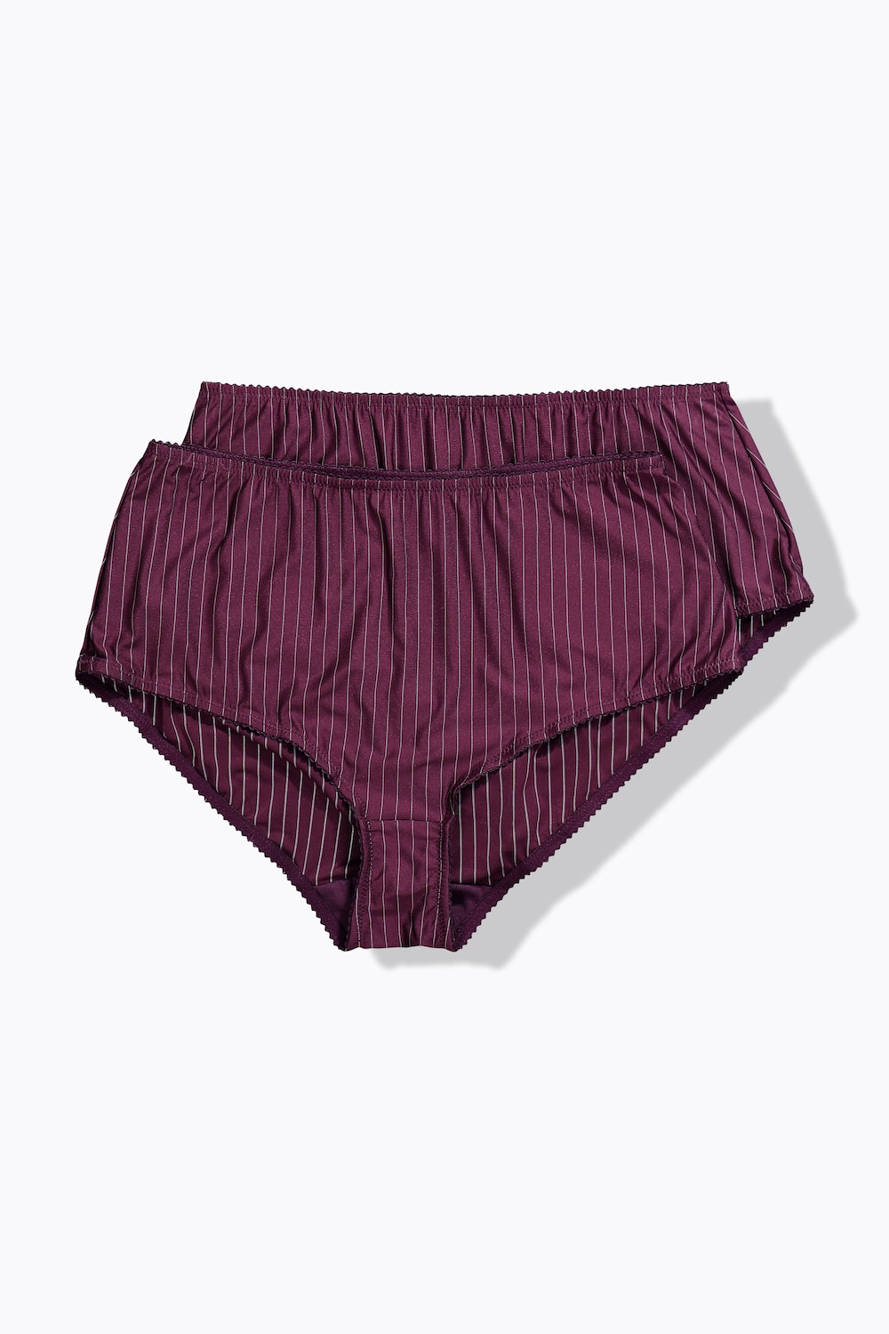 Midislips, 2er-Pack, Nadelstreifen