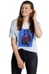 Oversize tričko, krátké rukávy, potisk dívky