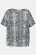 T-Shirts, 2er-Pack, oversized, Halbarm, Schlangen Print, uni