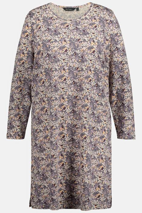 Koszule nocne, długie rękawy, kwiaty, 2-pak