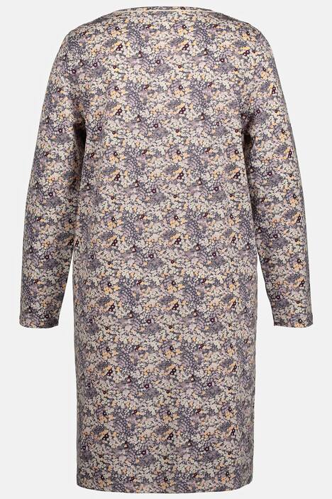 Koszule nocne, długie rękawy, kwiaty, 2-pak