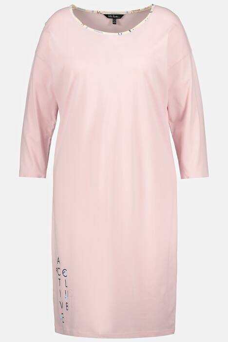 Koszule nocne, długie rękawy, napis, 2-pak