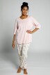 Pyjamas, tvådelad, statement, rund hals, lång ärm