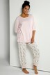 Pyjamas, tvådelad, statement, rund hals, lång ärm