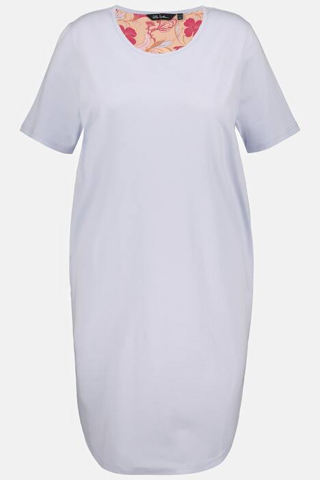 Koszule nocne, krótkie rękawy, kwiaty, 2-pak