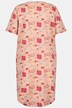 Koszule nocne, krótkie rękawy, kwiaty, 2-pak