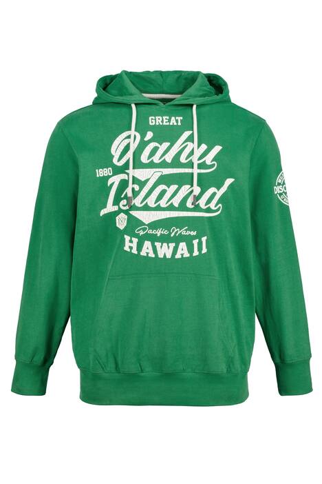 Mikina s kapucí, tepláková, potisk