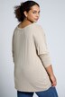 longsleeve, T-shirt, oversized, V-hals, lange mouwen