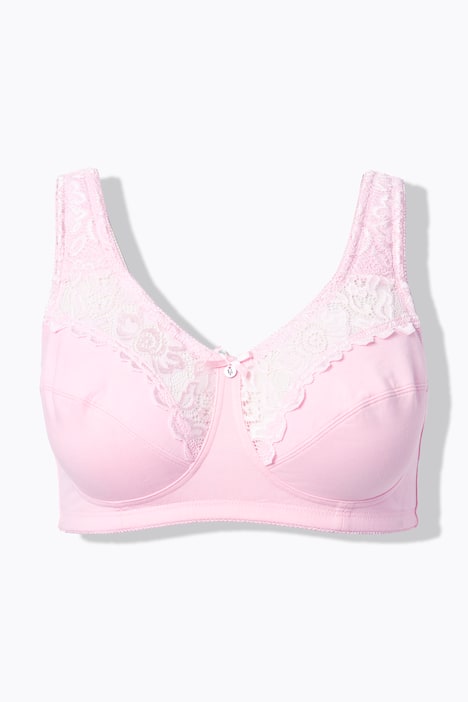 Soutien-gorge de maintien Kelly. Modèle sans armatures, dentelle - bonnets C-E