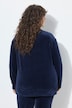 homewear pullover, nicky, stiksel, ronde hals, lange mouwen