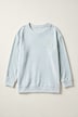 Homewear-Pullover, Nicki, Stickerei, Rundhals, Langarm