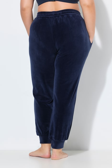 Homewear-Hose, Nicki, Bindeband, Gummisaum