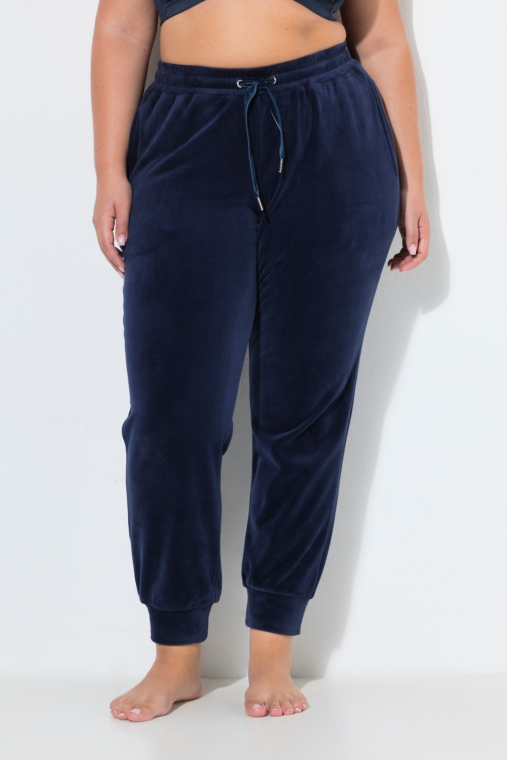 Homewear-Hose, Nicki, Bindeband, Gummisaum