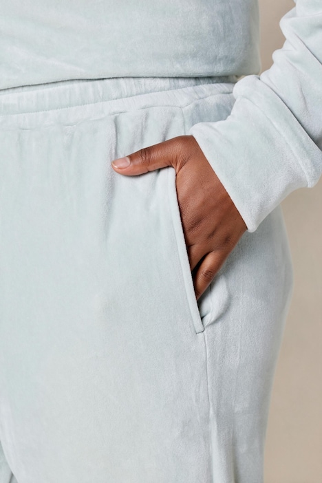 Homewear-Hose, Nicki, Bindeband, Gummisaum