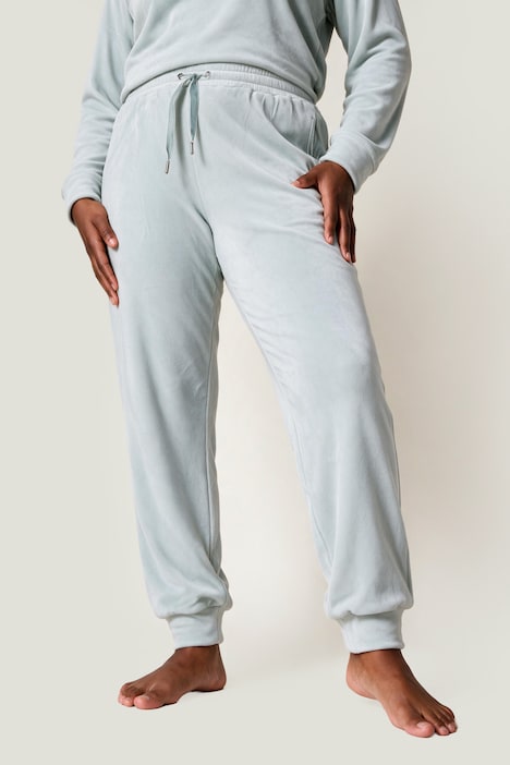Homewear-Hose, Nicki, Bindeband, Gummisaum