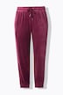 Pantalon homewear, velours ras, base élastique