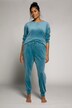 Velour Drawstring Elastic Waist Stretch Lounge Pants