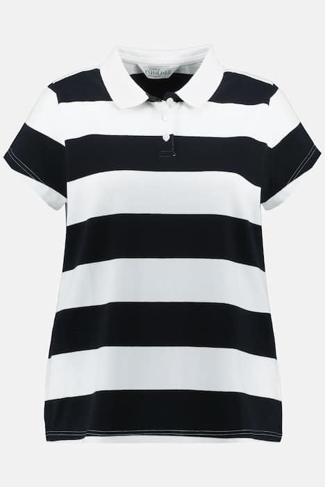 Block Stripe Classic Fit Polo Shirt