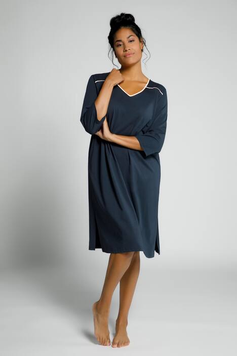 Koszule nocne, krótkie rękawy, wzorek, 2-pak