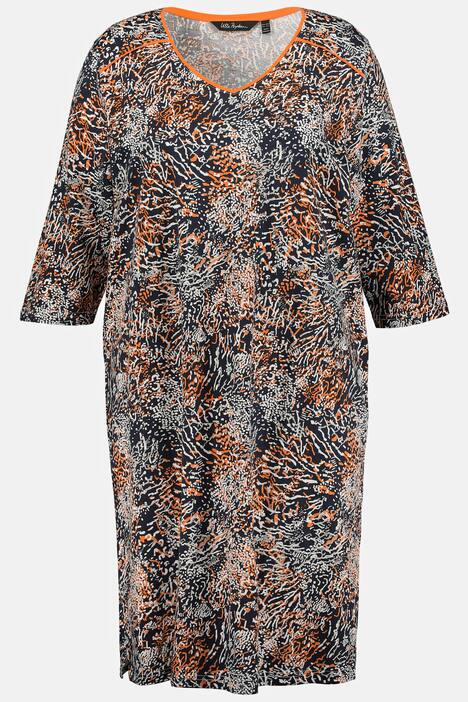 Koszule nocne, krótkie rękawy, wzorek, 2-pak