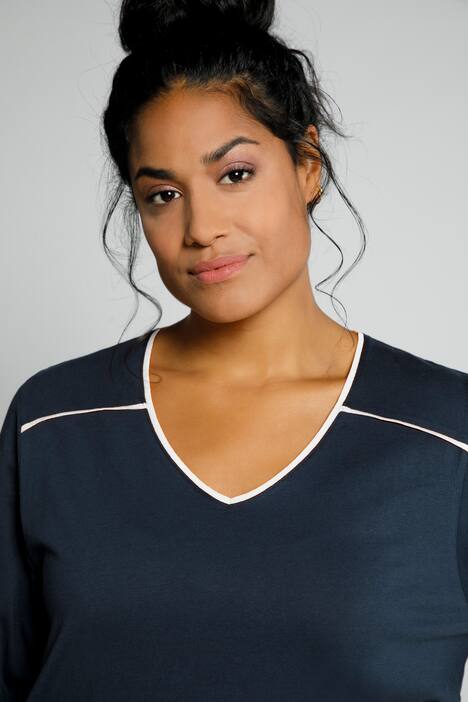 Koszule nocne, krótkie rękawy, wzorek, 2-pak