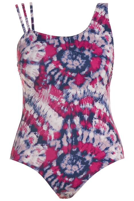 Plavky, batikované, měkké košíčky, trojdílné ramínko