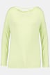 T-shirt, encolure bénitier, rubans fantaisie au dos, manches longues