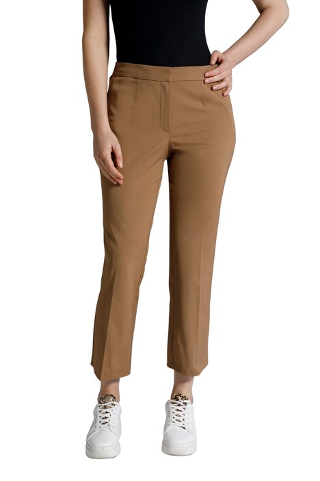 7/8 kalhoty s rozšířeným lemem, úzké nohavice