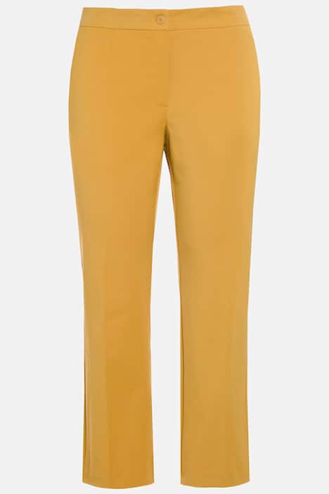 7/8-Bootcut-Hose, schmales Bein, ausgestellter Saum