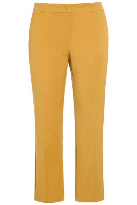 7/8 kalhoty s rozšířeným lemem, úzké nohavice