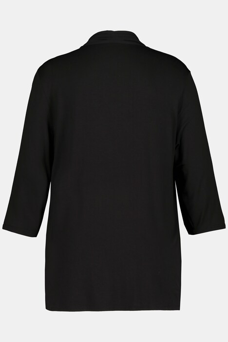 V-Neck Stretch Knit Top | T-Shirts | Tops