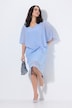 Abendkleid, Chiffon-Cape, Jersey, Spitzensaum, 3/4-Arm