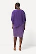 Avondjurk, chiffon cape, jersey, kanten zoom, 3/4-mouwen
