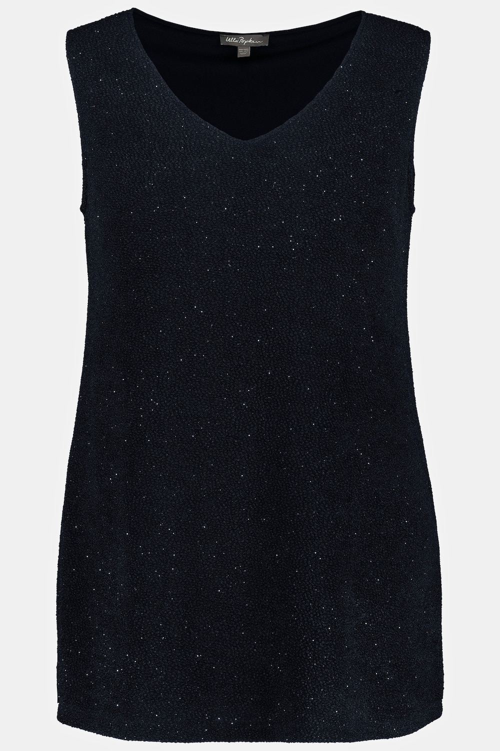 Grote Maten top, Dames, blauw, Maat: 42/44, Polyester, Ulla Popken