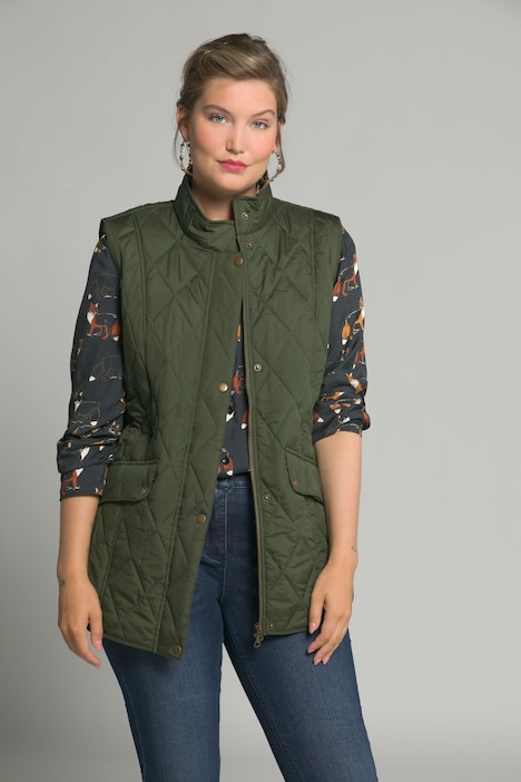 Water Repellent Fit Fully Lined Quilted Vest | all Vests | Vests