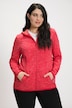sweatjack, fleece voering, capuchon, elastische boorden