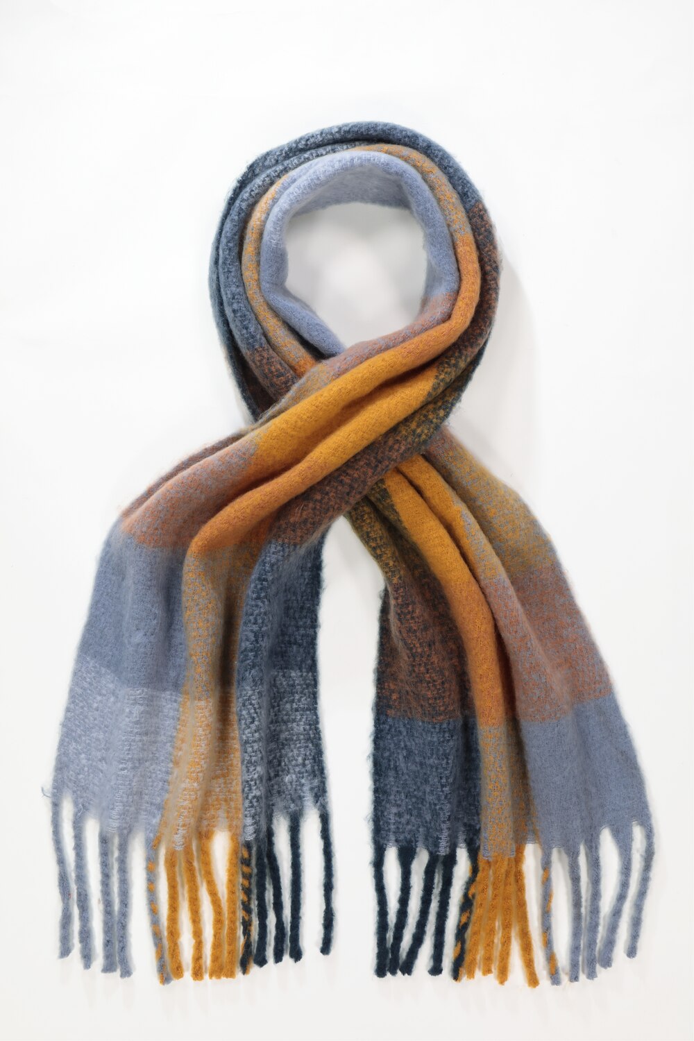 Grote Maten sjaal, Dames, oranje, Maat: One Size, Polyester, Ulla Popken