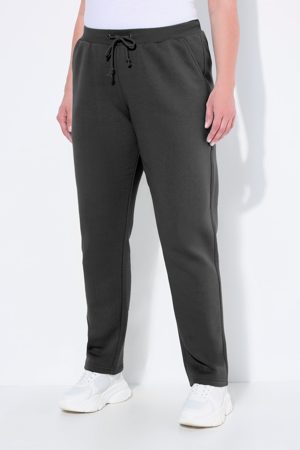 Große Größen Sweathose, Damen, grau, Größe: 54/56, Baumwolle, Ulla Popken