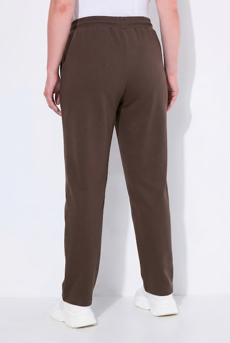 Basic Drawstring Elastic Waist Cotton Blend Joggers