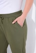 Basic Drawstring Elastic Waist Cotton Blend Joggers